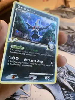 Darkrai G LV 58 Holo Card 3/111 Rising Rivals Heavy Play See Photos - Image 2