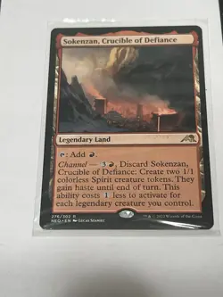 Sokenzan, Crucible Of Defiance MTG Legendary Land 276 Lot Of 2 Cards - Image 2