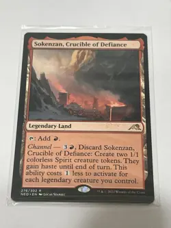 Sokenzan, Crucible Of Defiance MTG Legendary Land 276 Lot Of 2 Cards - Image 3