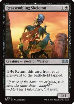 NM Reassembling Skeleton, MTG, Tarkir Dragonstorm, Magic the Gathering, 195 - Image 1