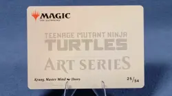 Krang, Master Mind 25/54 Art Series TMNT MTG Art Card NM/M - Image 2