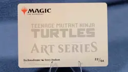 Technodrome 22/54 Art Series TMNT MTG Art Card NM/M - Image 2