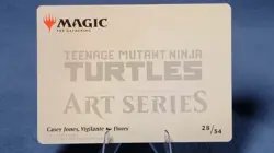 Casey Jones, Vigilante 28/54 Art Series TMNT MTG Art Card NM/M * 🔮 - Image 5