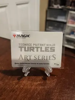 Magic the Gathering TMNT Art Series 51/54 Baxter, Exzzperimental Zzientist - Image 2