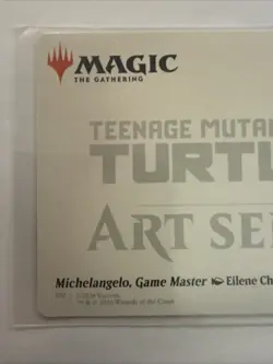 2026 Magic Art Series: TMNT #13 Michelangelo, Game Master Gold-Stamped Signature - Image 4