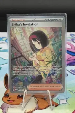 Pokemon TCG Erika's Invitation Scarlet Violet-151 Holo Card 203/165 - Image 1