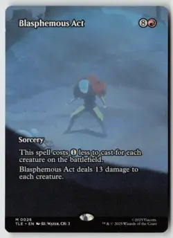 Blasphemous Act (Borderless) Avatar: : Eternal-Legal (26) Normal - MTG - LP - Image 1