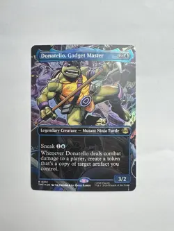 Donatello, Gadget Master (Borderless Foil) - Rare Blue MTG 2026 [0212] - Image 1
