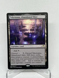 MTG - Takenuma, Abandoned Mire - Legendary Land - NEO #278 - Rare - Image 1