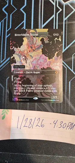 Magic: The Gathering Bitterbloom Bearer (Serialized 84/500) - Image 1