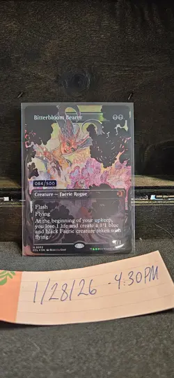 Magic: The Gathering Bitterbloom Bearer (Serialized 84/500) - Image 4