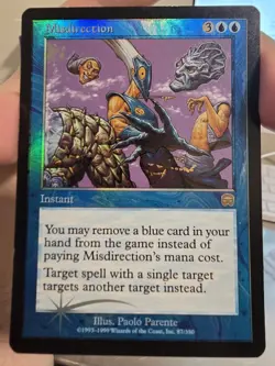 Misdirection - FOIL - Mercadian Masques - Magic the Gathering MMQ MTG - Image 1