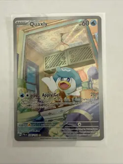 Pokemon TCG Quaxly 206/193 Paldea Evolved Special Illustration Rare Card - Image 1