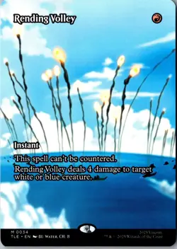 Rending Volley (Borderless) TLE #34 NM Normal - Image 1