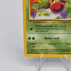 Pokemon TCG Weepinbell 64/130 Base Set 2 Uncommon Non Holo Card LP - Image 5