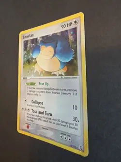 2004 Pokemon TCG Snorlax 15/112 Fire Red Leaf Green Holo DMG - Image 2