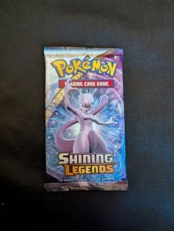 Pokemon TCG: 2017 Shining Legends Booster Pack Sealed Mewtwo Art - Image 1