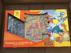 Pokemon Reshiram & Charizard GX Tag Team Premium Collection Factory Sealed NICE! - Image 1
