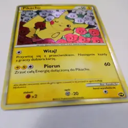 Pikachu PW Holo Pokemon 2010 World Collection Promo - Polish (US back) - Image 4