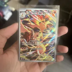 Ethan's Typhlosion 190/182 IR Illustration Rare Pokemon Destined Rivals Nm - Image 1