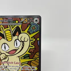Pokemon TCG Meowth EX 121/88 SIR Special Illustration Rare Perfect Order ⭐⭐ - Image 3