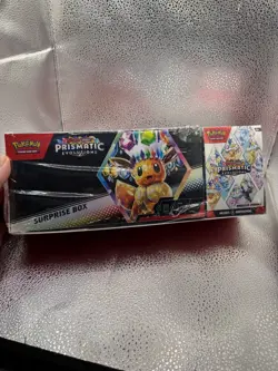 Pokemon TCG Scarlet & Violet Prismatic Evolutions Surprise Box - W 6 Boosters pk - Image 1