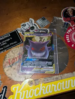Pokemon S-Chinese Gengar & Mimikyu-GX tag team 033/150 CSM2bC S&M US SELLER NM - Image 1