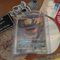 Pokemon S-Chinese Gengar & Mimikyu-GX tag team 033/150 CSM2bC S&M US SELLER NM - Image 2