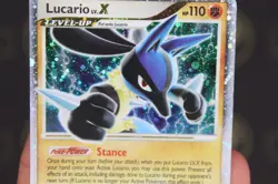 Lucario LV.X DP Black Star Promo DP12 Holo Rare Pokemon Trading TCG Card EX - Image 3