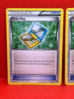 Pokemon TCG Town Map 150/162 BREAKthough Non-Holo XY x2 - Image 2