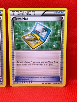 Pokemon TCG Town Map 150/162 BREAKthough Non-Holo XY x2 - Image 3