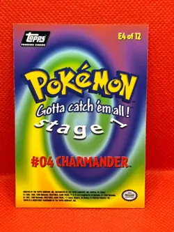 Pokemon Topps Movie Edition #04 Charmander Stage 1 E4 of 12 Non Holo - Image 4