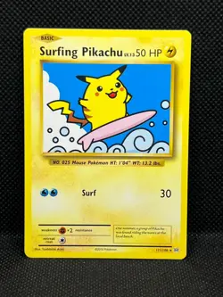 Pokemon Tcg Surfing Pikachu 111/108 Evolutions Non Holo - Image 1