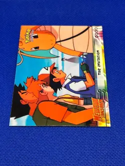 Pokemon Tcg The Invitation #13 Topps The First Movie Card (Blue Label) - Image 2