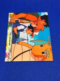 Pokemon Tcg The Invitation #13 Topps The First Movie Card (Blue Label) - Image 3