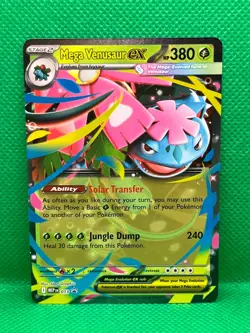 Pokemon Tcg Mega Venusaur EX MEP EN 013 Black Star Promo - Image 1