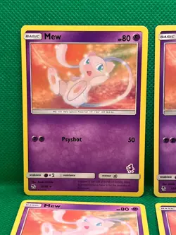 Pokemon Tcg Mew 32/68 Hidden Fates Mewtwo Battle Deck Non Holo x4 - Image 2