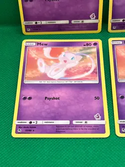 Pokemon Tcg Mew 32/68 Hidden Fates Mewtwo Battle Deck Non Holo x4 - Image 4