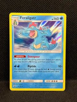 Pokemon Tcg Feraligatr 24/70 Holo SM Dragon Majesty - Image 1