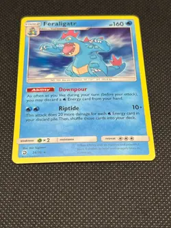 Pokemon Tcg Feraligatr 24/70 Holo SM Dragon Majesty - Image 2