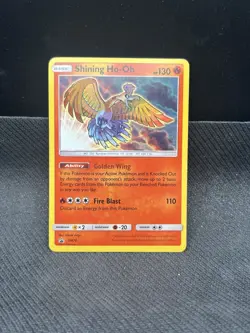 Shining Ho-Oh SM70 - Sun & Moon Promo Shining Legends ETB Shiny Pokemon Card NM - Image 1