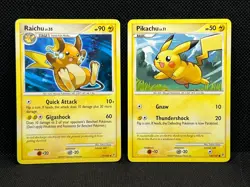 Pokemon Tcg Raichu 77/147 & Pikachu 120/147 Supreme Victors Non Holo - Image 1