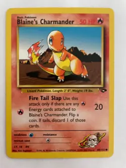 Blaine's Charmander Pokemon TCG Gym Challenge 60/132 NM - Image 1