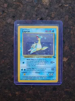 Lapras 10/62 Holo, Rare, Fossil, Unlimited, Pokemon card + Lapras 25/62 - Image 2