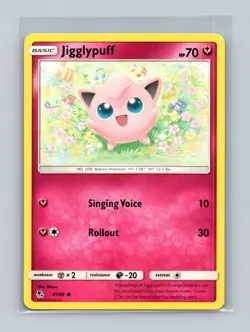 Jigglypuff 41/68 Common Hidden Fates Pokemon Lightly Played - Image 1
