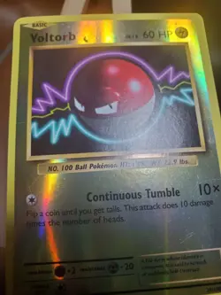 Voltorb 39/108 XY Evolutions Pokemon Reverse Holo Foil Common MP - Image 2