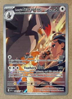 Larry's Staraptor Holo Ascended Heroes Illustration Rare 249/217 Pokemon TCG - Image 2
