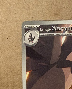 Larry's Staraptor Holo Ascended Heroes Illustration Rare 249/217 Pokemon TCG - Image 3