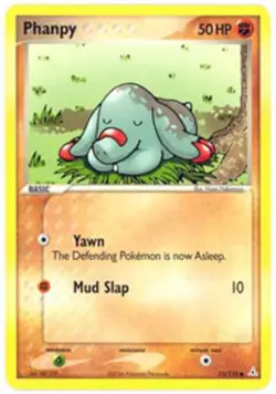 Phanpy - 75/110 - Common - EX Holon Phantoms #75 Pokemon TCG - Image 1