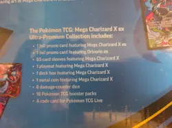 Pokemon PHANTASMAL FLAMES Mega Charizard X EX Ultra Premium Collection (UPC) New - Image 3